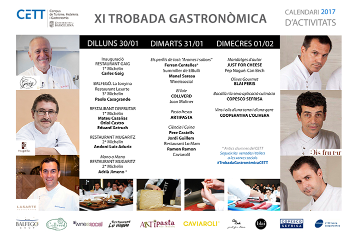Fotografia de: XI Trobada Gastronòmica al CETT-UB amb Gaig, Mugaritz, Disfrutar i Lasarte | CETT